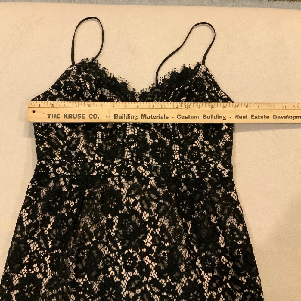JCrew Black 10 Lace Adjustable Straps Dress Timeless Classic Wedding guest Party - Picture 7 of 11